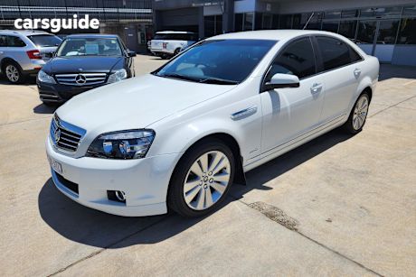 White 2011 Holden Caprice Sedan