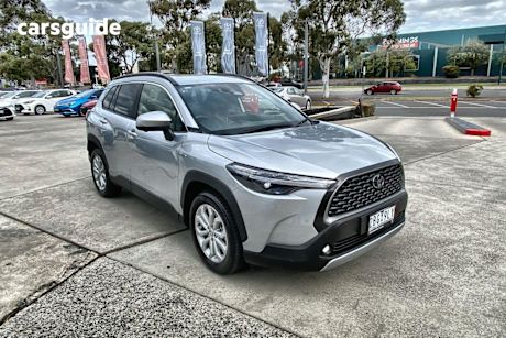 Silver 2024 Toyota Corolla Cross SUV GXL F