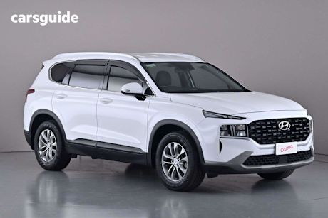 White 2020 Hyundai Santa FE Wagon Crdi (Awd)