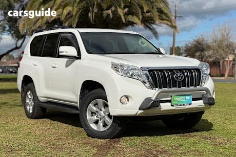 White 2015 Toyota Landcruiser Prado Wagon Gxl (4X4)