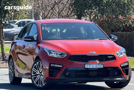 Orange 2021 Kia Cerato Hatch GT F
