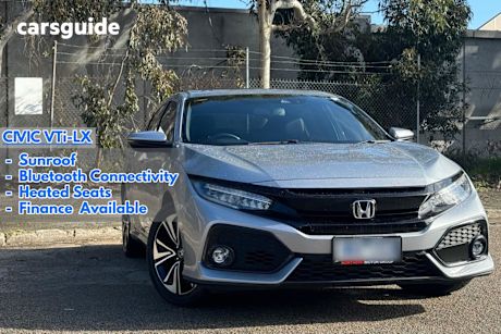 Silver 2018 Honda Civic Hatch VTI-LX F
