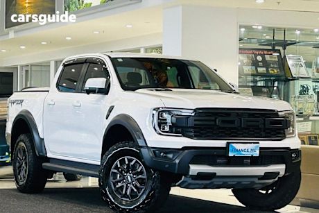 White 2022 Ford Ranger Ute Tray RAPTOR 4X4