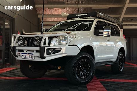 White 2012 Toyota Landcruiser Prado SUV ALTITUDE 4X4