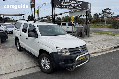 White 2012 Volkswagen Amarok Ute Tray TDI400 R