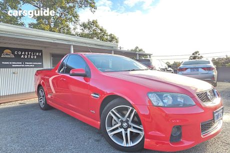 Red 2011 Holden Commodore Utility Ss