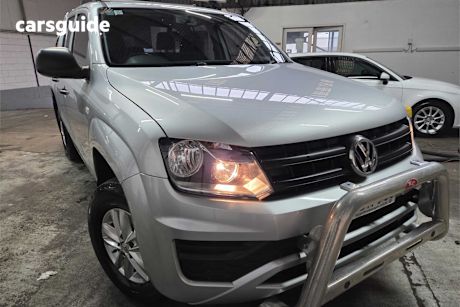 Silver 2017 Volkswagen Amarok Dual Cab Utility Tdi420 Core Edition (4X4)