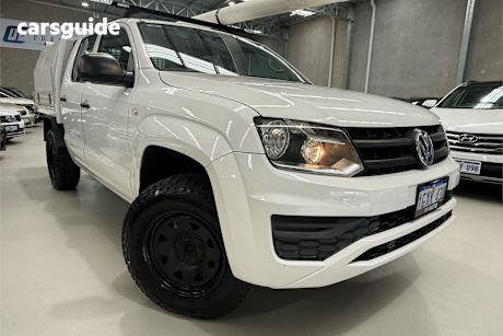 White 2019 Volkswagen Amarok Dual Cab Utility Tdi420 Core Edition (4X4)