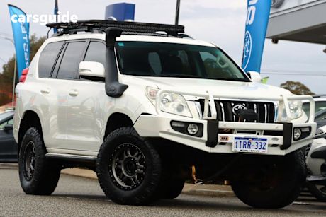White 2012 Toyota Landcruiser Prado SUV ALTITUDE 4X4