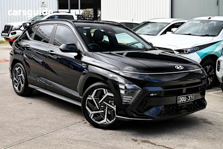 Black 2024 Hyundai Kona SUV N LINE F