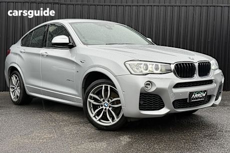 Silver 2017 BMW X4 SUV XDRIVE20D 4X4
