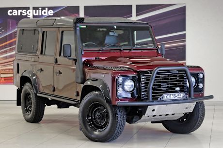 Red 2015 Land Rover Defender SUV 4X4