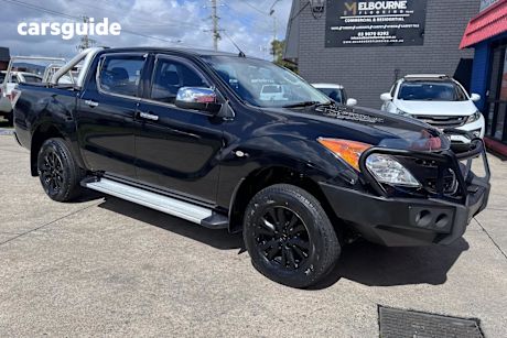 Black 2013 Mazda BT-50 Ute Tray XT HI-RIDER R