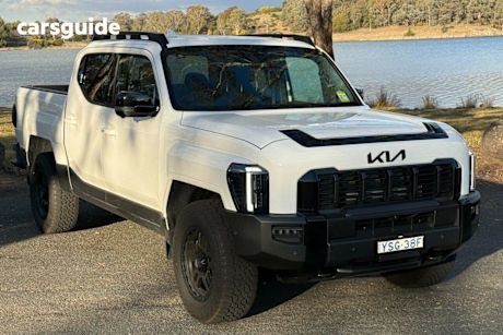 White 2025 Kia Tasman Double Cab Pick Up X-Line (4X4) (Std) Body Fender