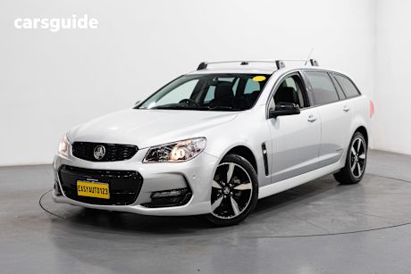 Silver 2016 Holden Commodore Sportswagon Sv6 Black 20 Pack