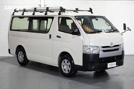 White 2019 Toyota HiAce Commercial LWB