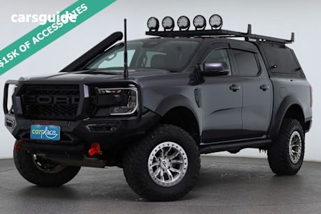 Grey 2022 Ford Ranger Double Cab Pick Up Sport 3.0 (4X4)