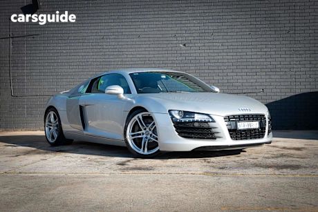 Silver 2008 Audi R8 Coupe 4WD