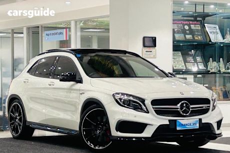 White 2017 Mercedes-Benz GLA-Class SUV GLA45 AMG 4WD
