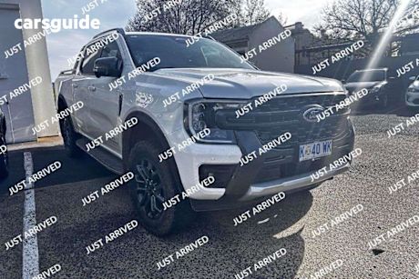 White 2022 Ford Ranger Ute Tray WILDTRAK 4X4