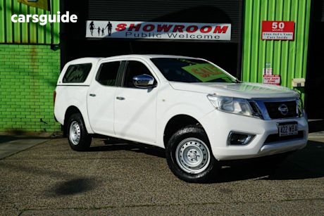 White 2015 Nissan Navara Ute Tray RX R