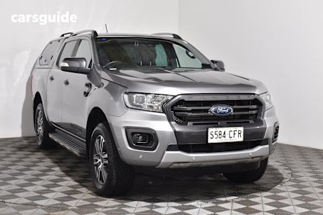 Grey 2020 Ford Ranger Double Cab Pick Up Wildtrak 3.2 (4X4)