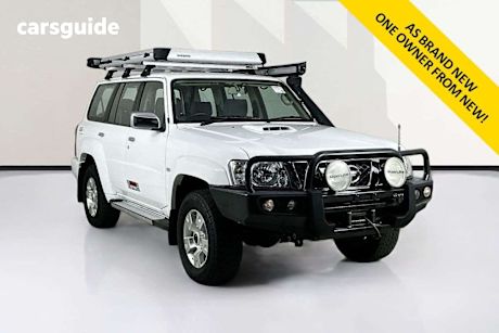 White 2016 Nissan Patrol Wagon St (4X4) Legend Edition