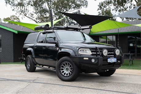 Black 2018 Volkswagen Amarok Dual Cab Utility Tdi420 Core Plus (4X4)