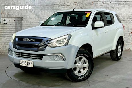 White 2017 Isuzu MU-X Wagon Ls-M (4X4)