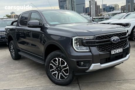 Grey 2024 Ford Ranger Double Cab Pick Up Sport 2.0 (4X4)