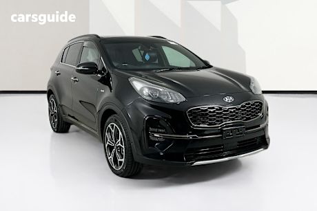 Black 2020 Kia Sportage Wagon Gt-Line (Awd)