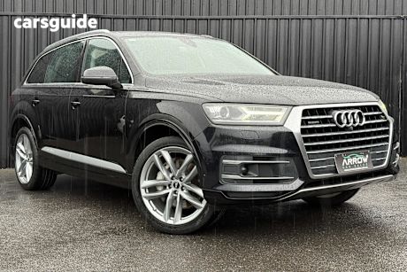Black 2015 Audi Q7 SUV TDI 4WD