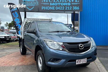 Blue 2017 Mazda BT-50 Freestyle Cab Chassis Xt (4X2)