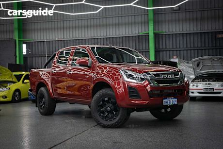 Red 2018 Isuzu D-MAX Ute Tray LS-M 4X4