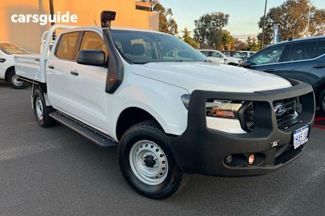 White 2020 Ford Ranger Double Cab Chassis Xl 3.2 (4X4)