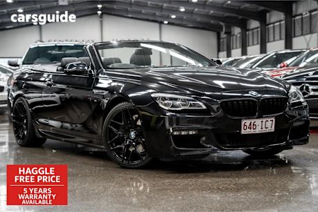 Black 2016 BMW 6 Series Convertible 650I R