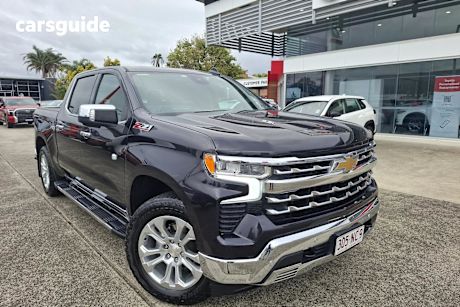 Black 2023 Chevrolet Silverado Ute Tray 1500 LTZ PREMIUM W/TECH PACK 4X4