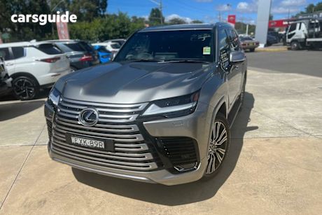 Silver 2022 Lexus LX SUV LX500D SPORTS LUXURY 4X4