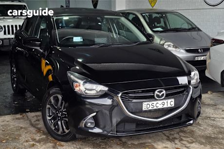 Black 2017 Mazda Mazda2 Hatch GENKI F