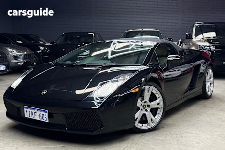 Black 2006 Lamborghini Gallardo Convertible SPYDER