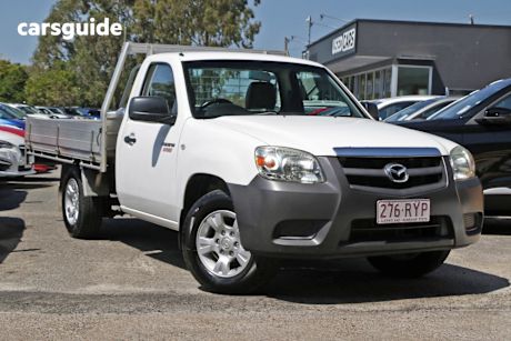 White 2011 Mazda BT-50 Ute Tray DX R
