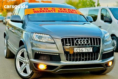 Grey 2014 Audi Q7 Wagon 3.0 Tdi Quattro