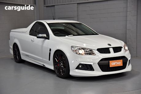 White 2014 Holden Maloo Ute Tray R8 R