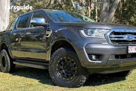 Grey 2020 Ford Ranger Double Cab Chassis Xlt 3.2 (4X4)