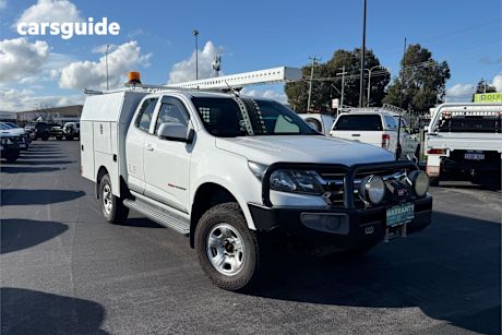 White 2018 Holden Colorado Ute Tray LS 4X4