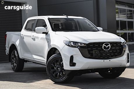 White 2025 Mazda BT-50 Ute Tray XT 4X4