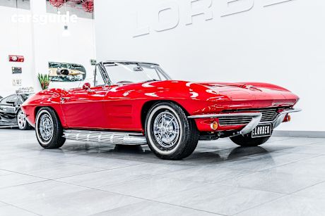 Red 1963 Chevrolet Corvette Roadster Stingray