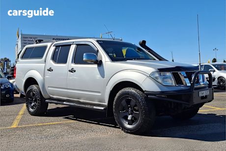 Silver 2007 Nissan Navara Ute Tray ST-X 4X4