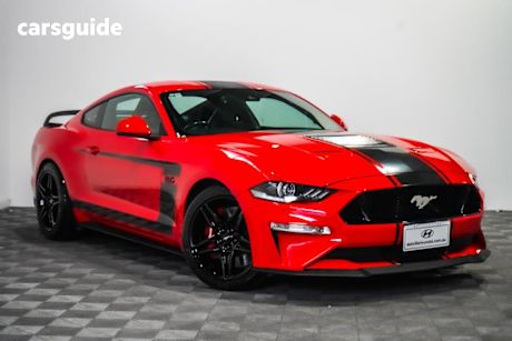 Red 2018 Ford Mustang Coupe Fastback Gt 5.0 V8