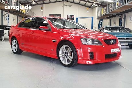 Red 2008 Holden Commodore Sedan Ss